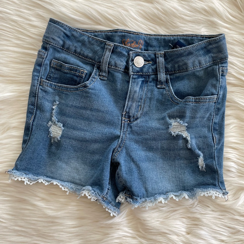 Girls denim shorts